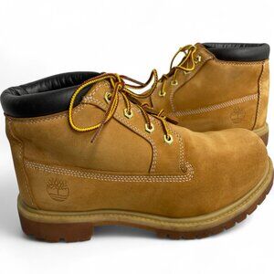 Timberland Nellie Chukka Boots Women’s Size 10 M Brown Nubuck Leather Wheat